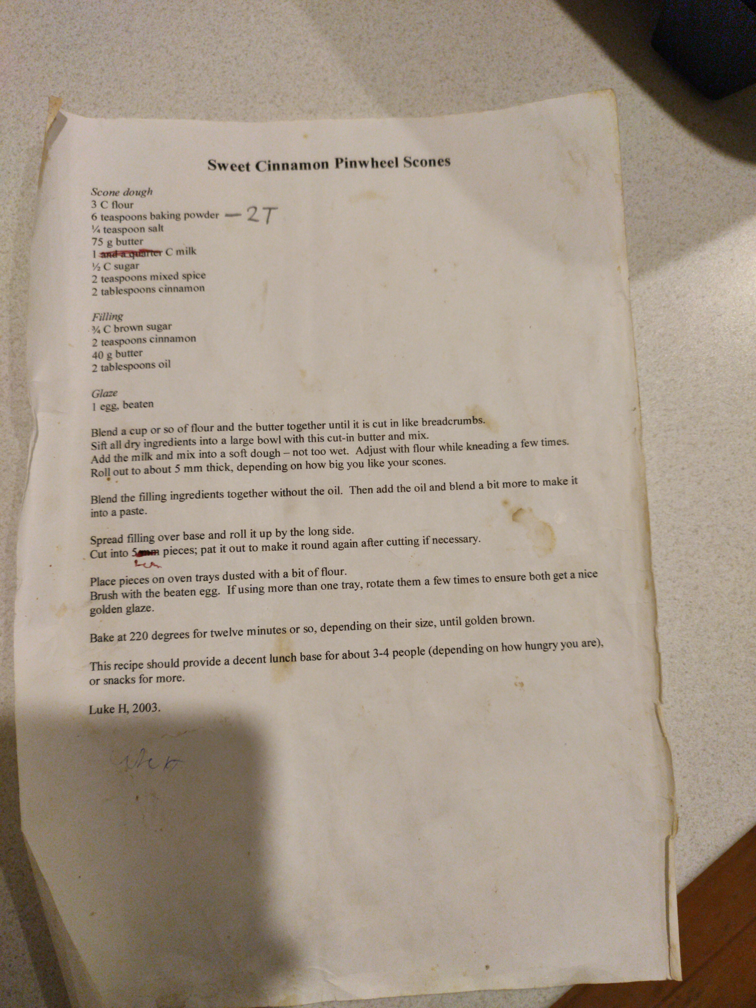 Sweet Cinnamon Pinwheel Scones