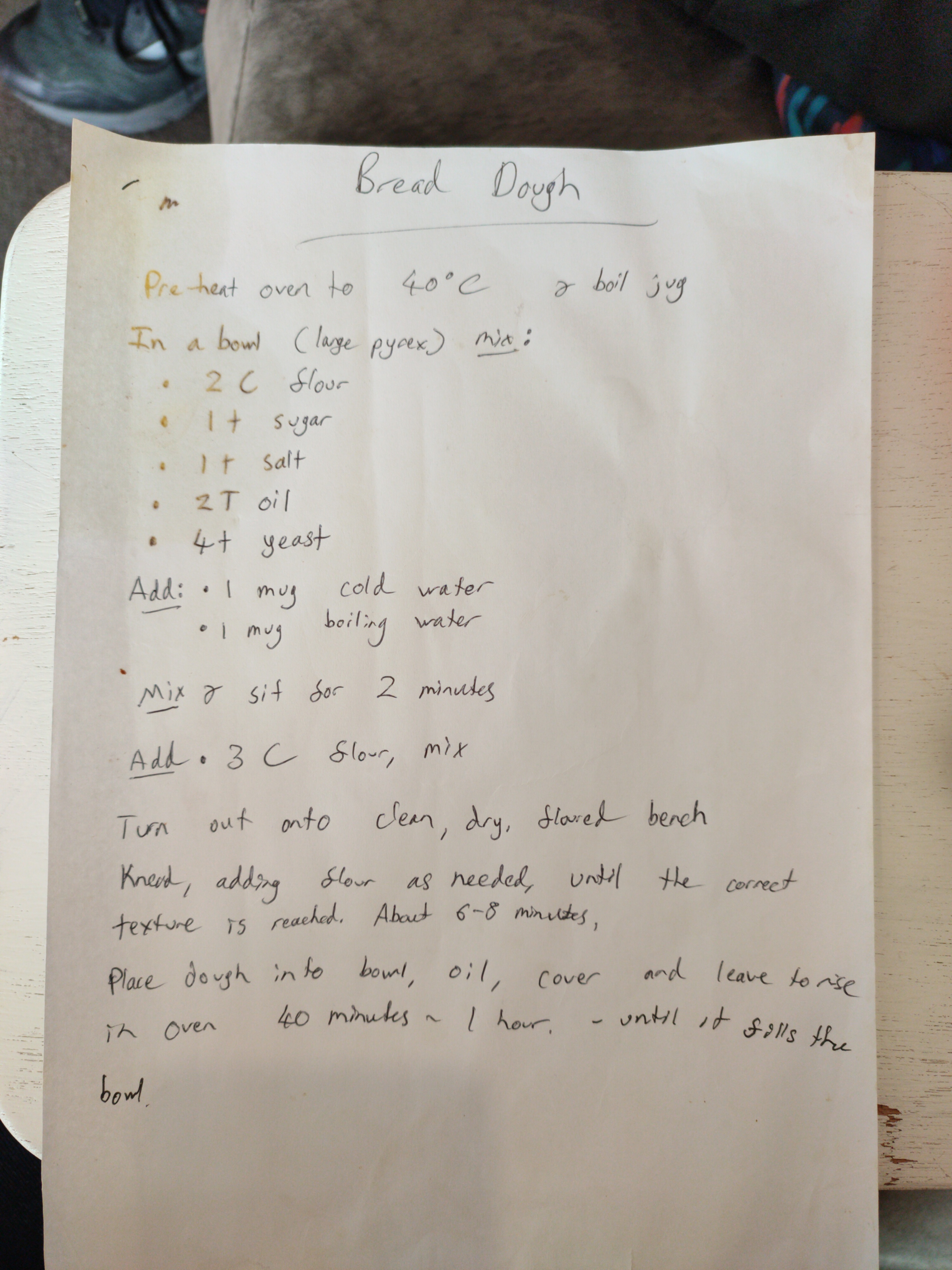 Bread Dough